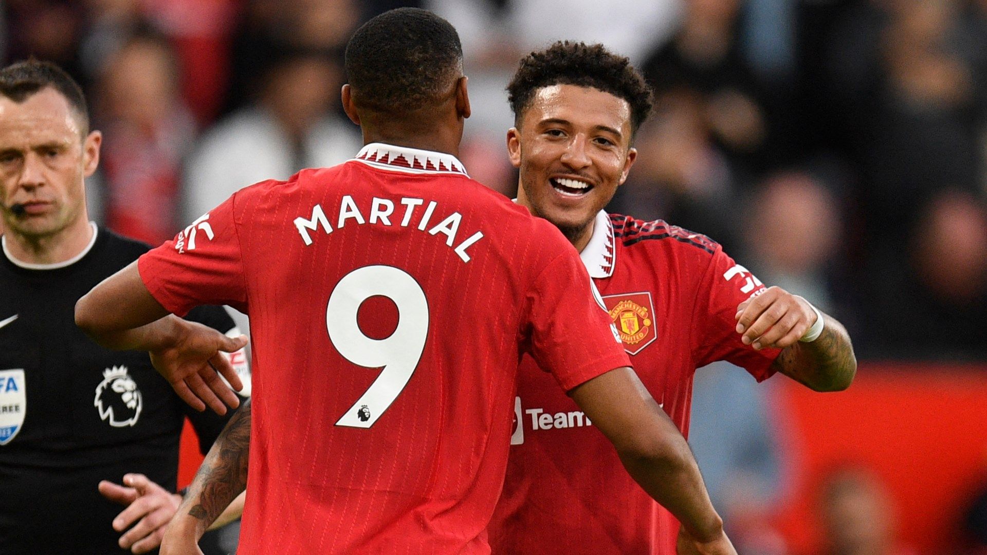 Anthony Martial Jadon Sancho Manchester United 2022-23