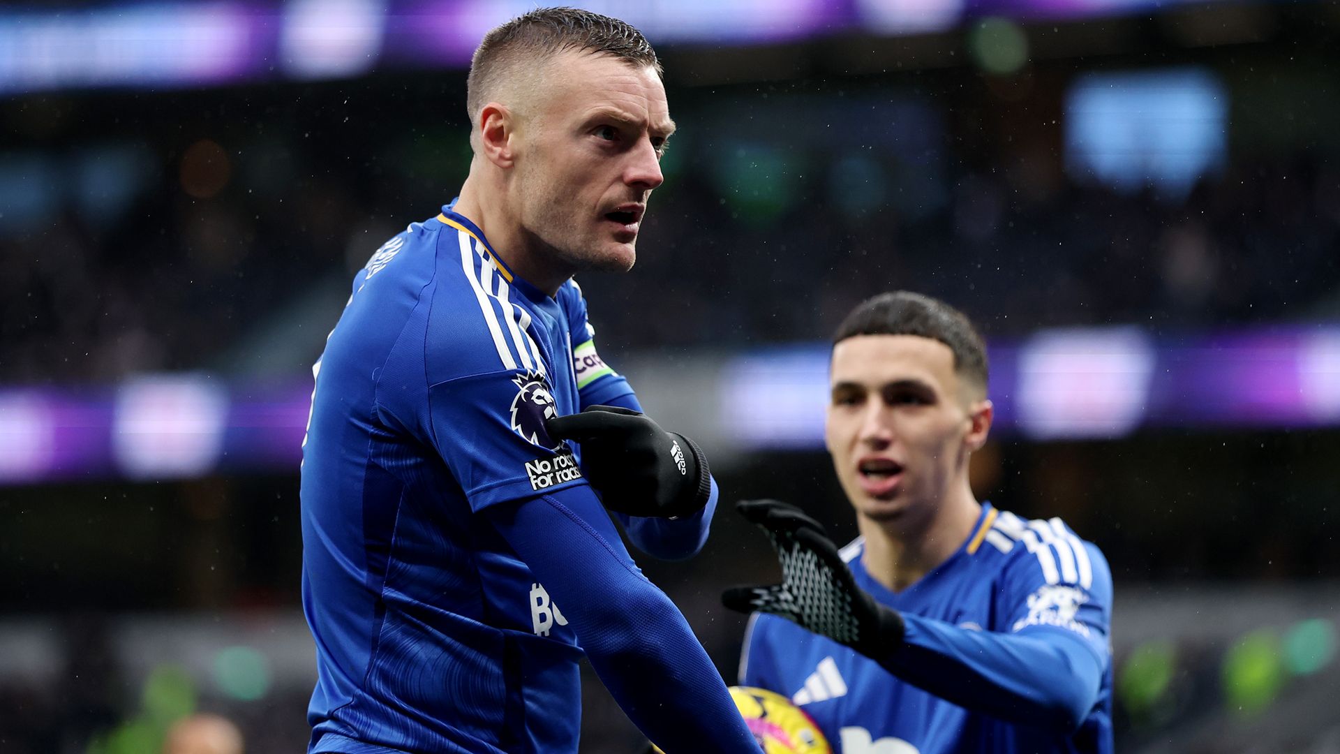 Jamie Vardy Leicester Tottenham 2024-25