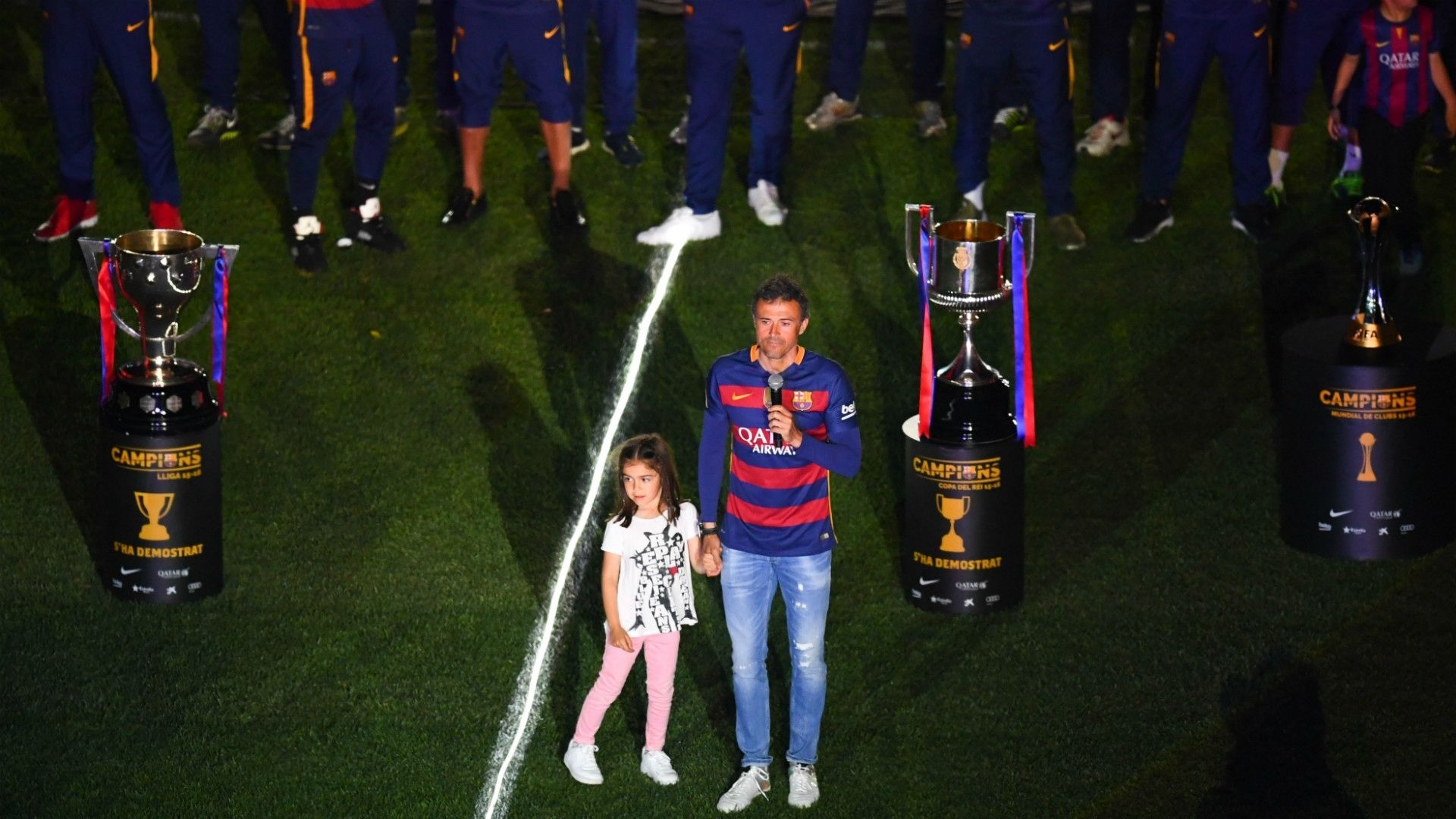 Koleksi Trofi Luis Enrique Di Barcelona