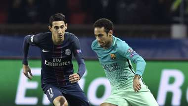 Angel Di Maria Neymar Barcelona PSG Champions League