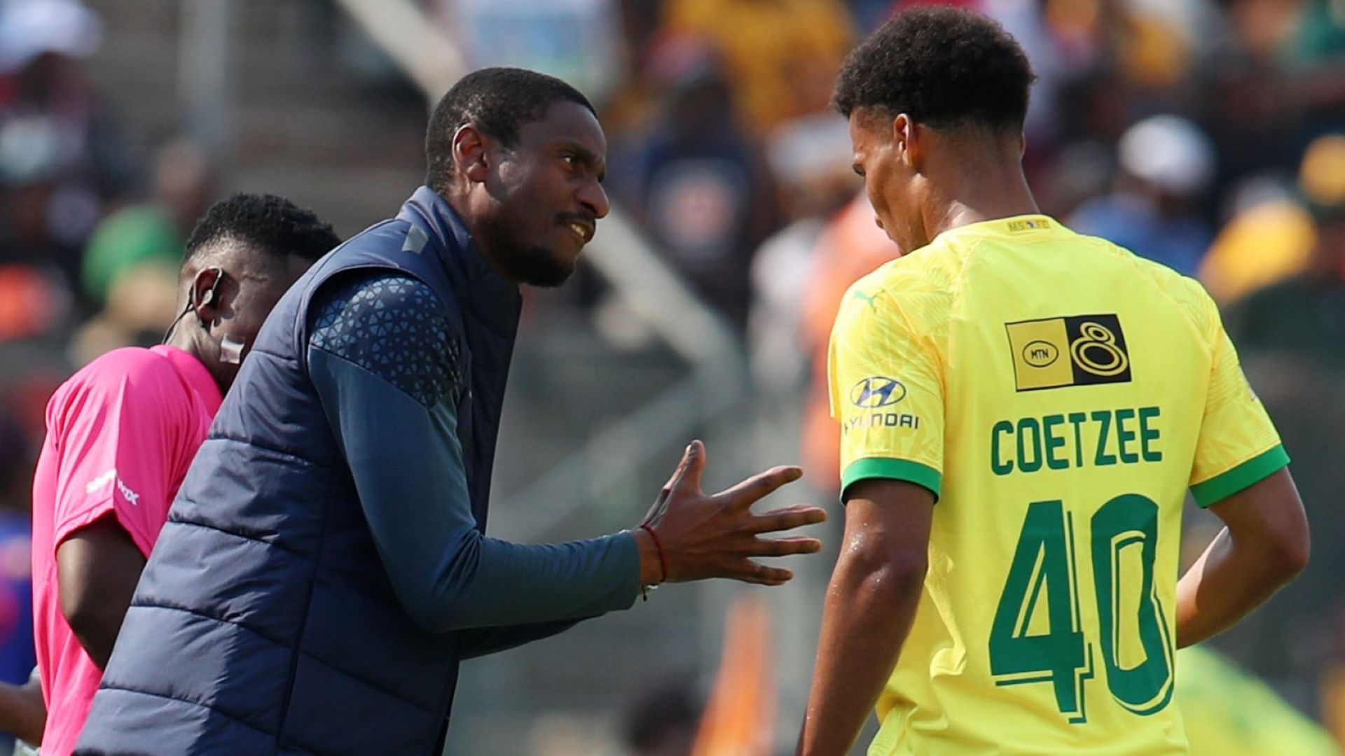 Rhulani Mokwena, Rivaldo Coetzee, Mamelodi Sundowns