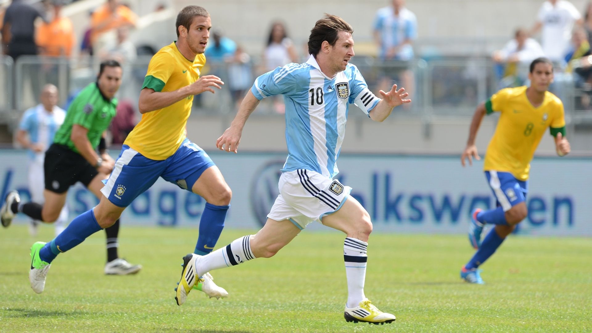 Lionel Messi Argentina Brazil 2012