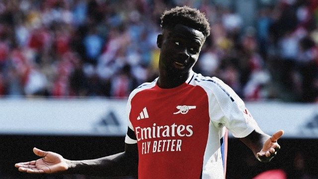Bukayo Saka Arsenal HIC 2-3