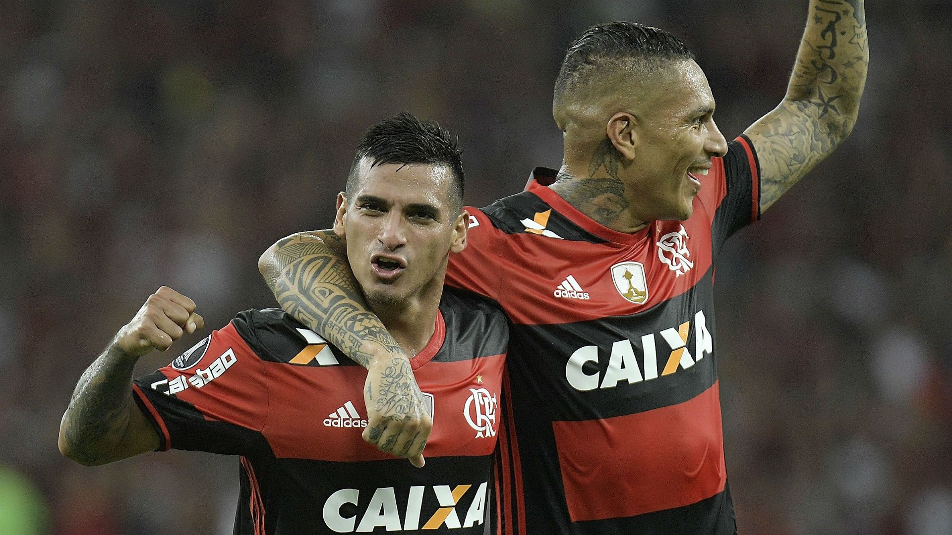 Miguel Trauco Paolo Guerrera Flamengo 09032017