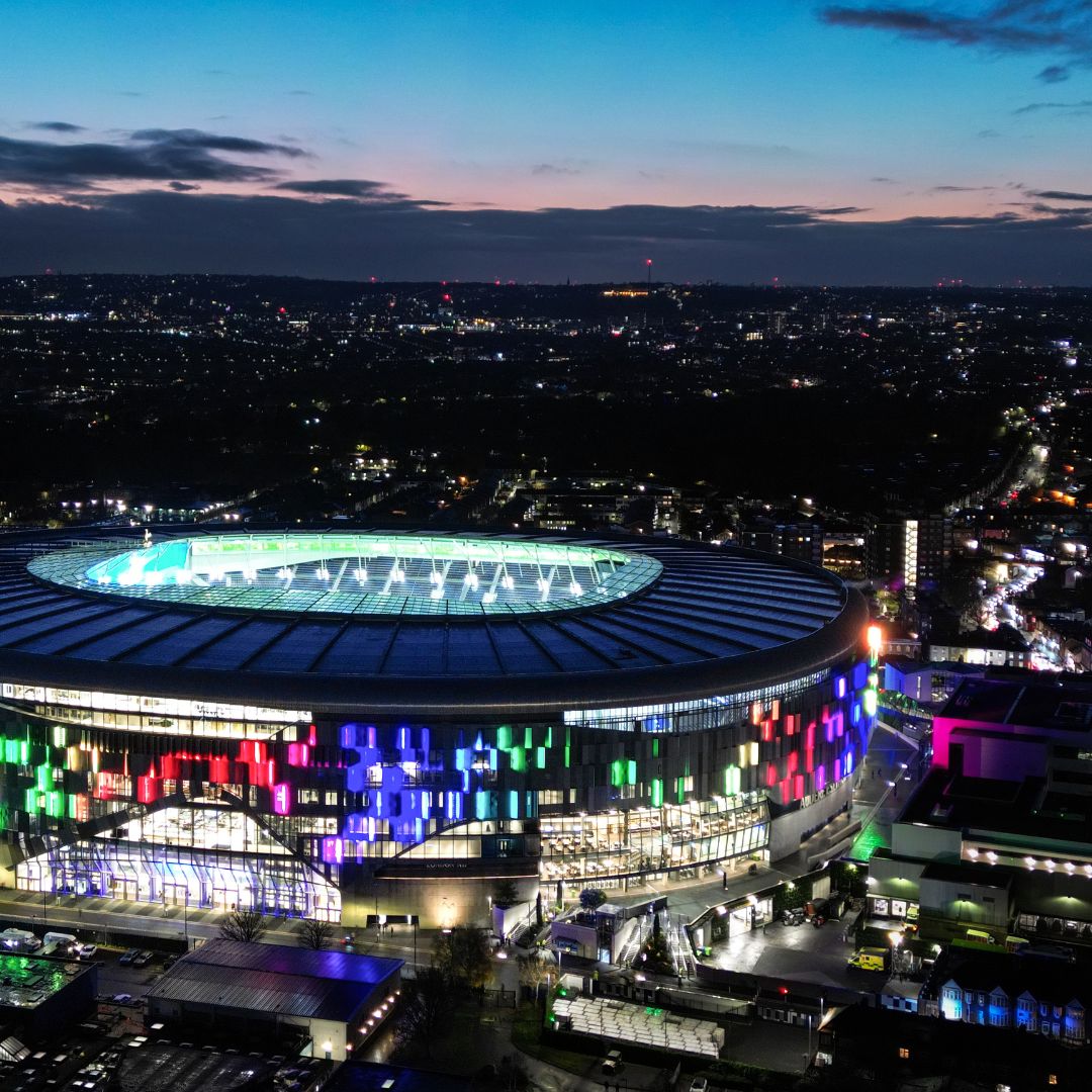 Tottenham Hotspur Stadium Overhead