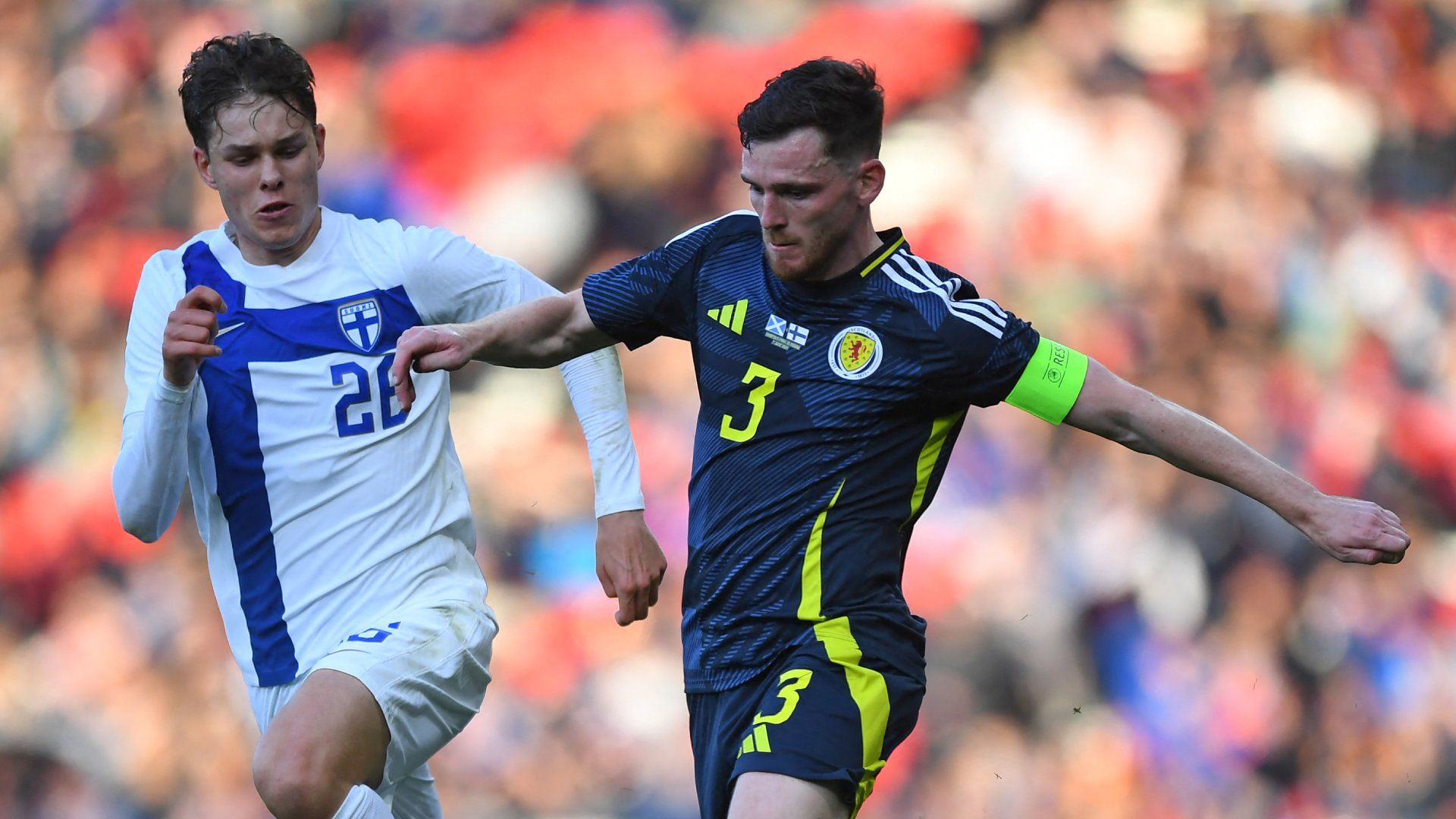Andy Robertson Scotland Finland 2024