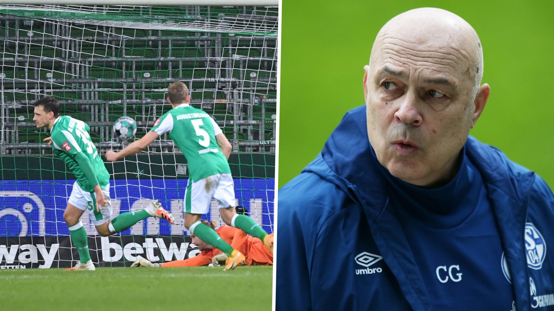 ONLY GERMANY GFX Maximilian Eggestein Christian Gross Werder Bremen Schalke 2021