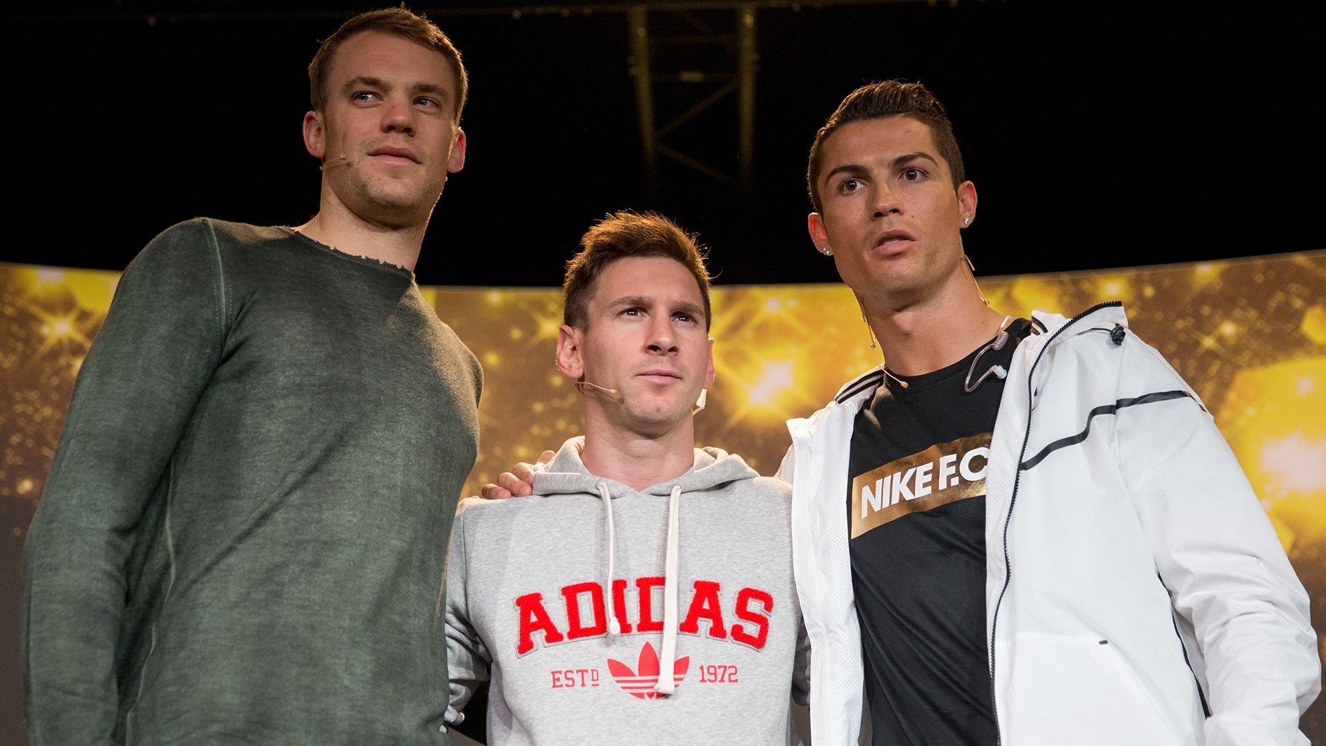 Manuel Neuer Lionel Messi Cristiano Ronaldo