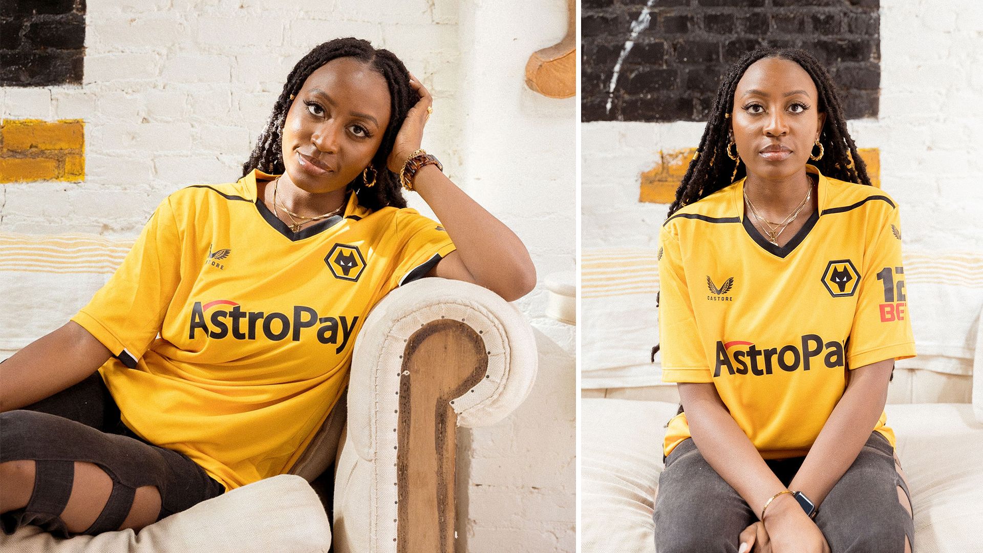 2022-23 Wolves Home Shirt
