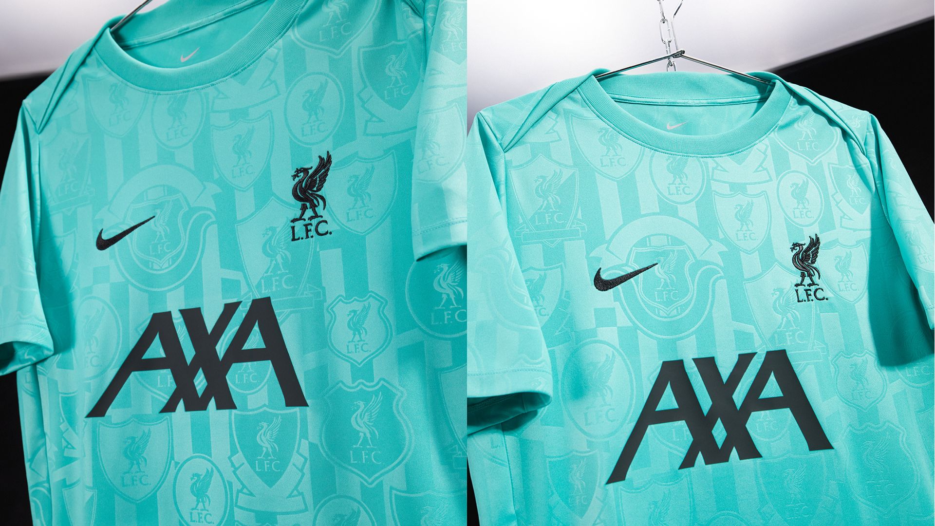 Liverpool training kit close up