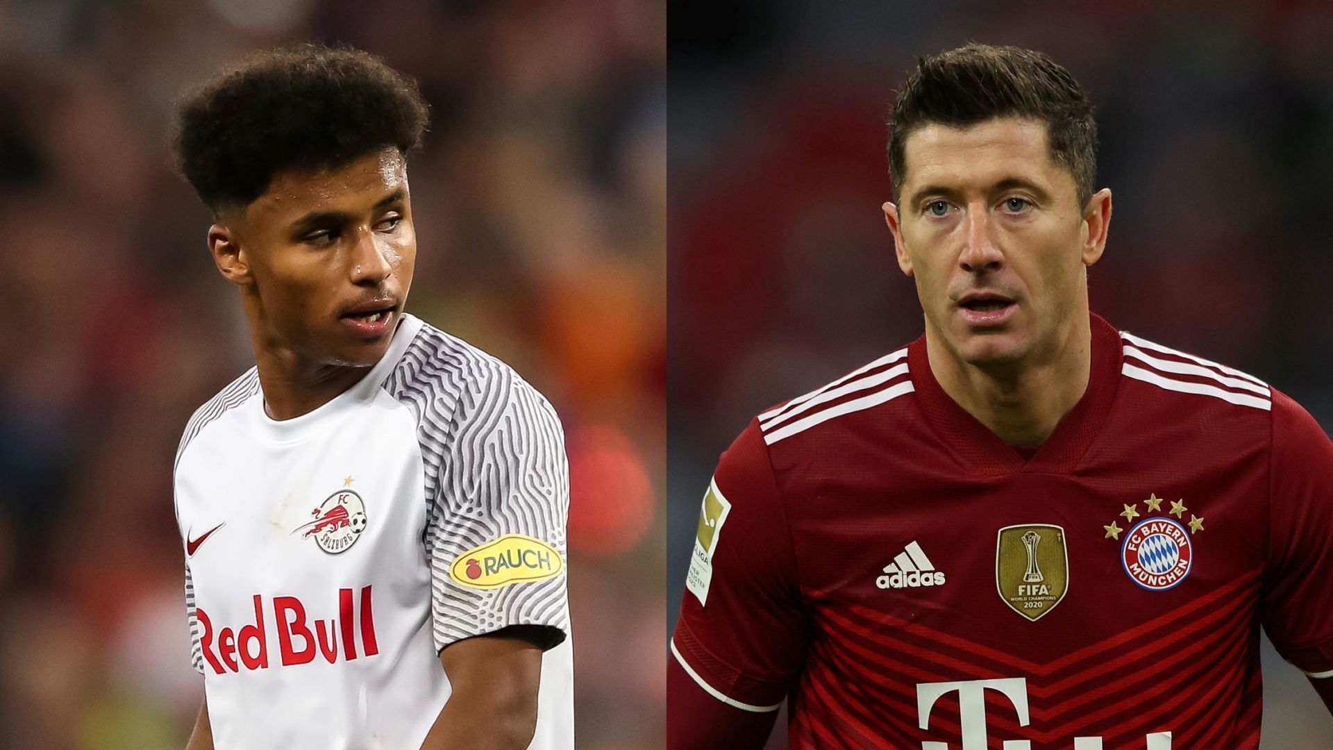 Karim Adeyemi Salzburg Robert Lewandowski Bayern Munchen