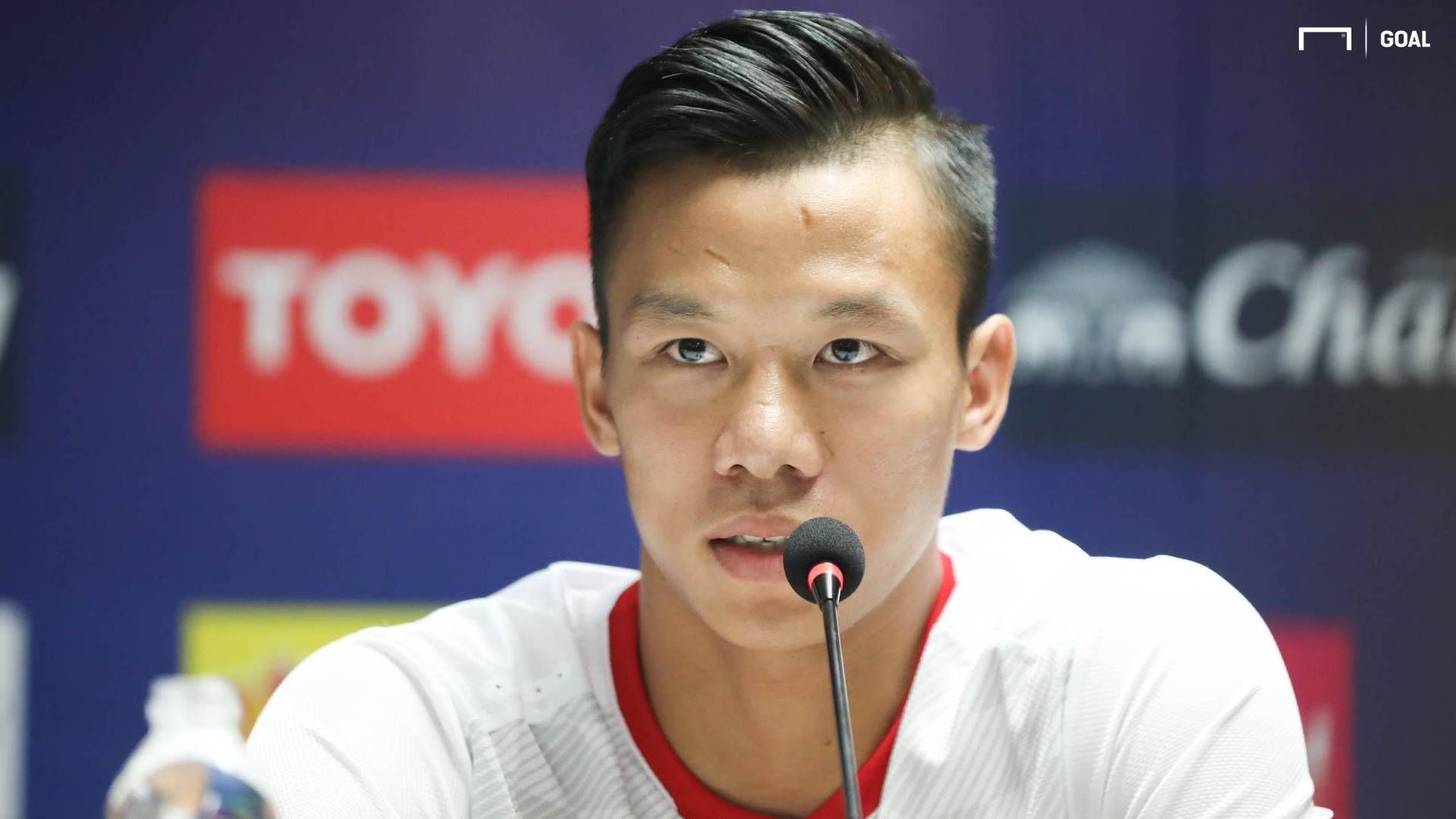 Que Ngoc Hai Thailand vs Vietnam Press