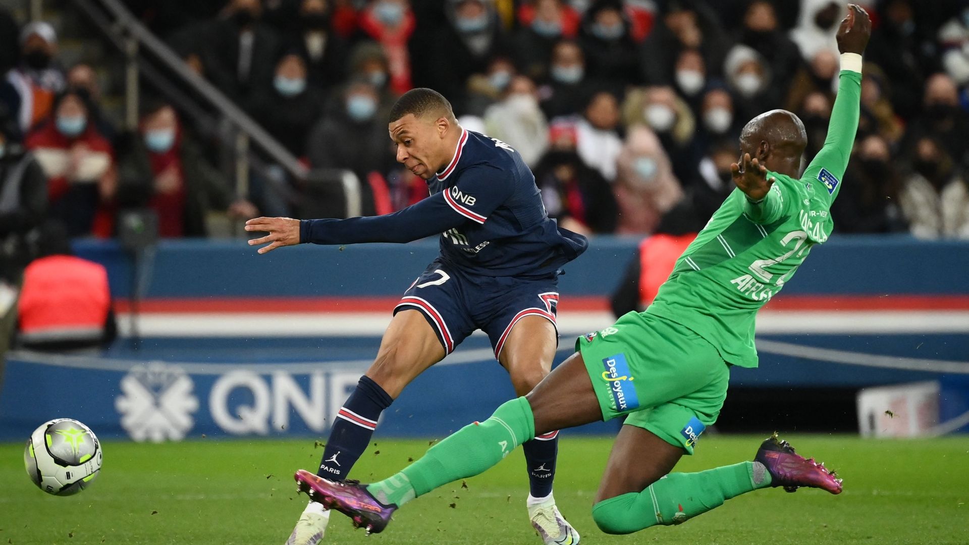 Kylian Mbappe PSG Saint Etienne 2021-22