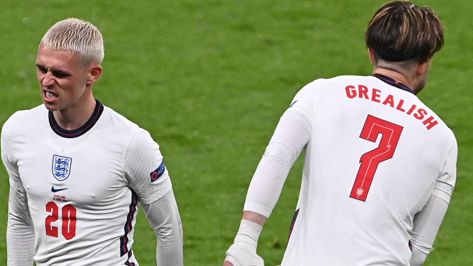 Foden Grealish England Scotland Euro 2020