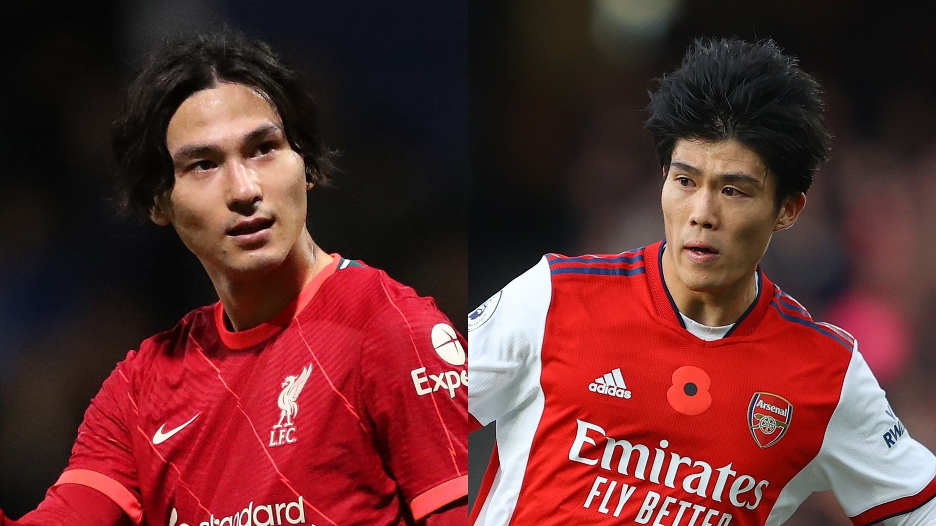MP_Takumi Minamino_Liverpool vs Takehiro Tomiyasu_Arsenal