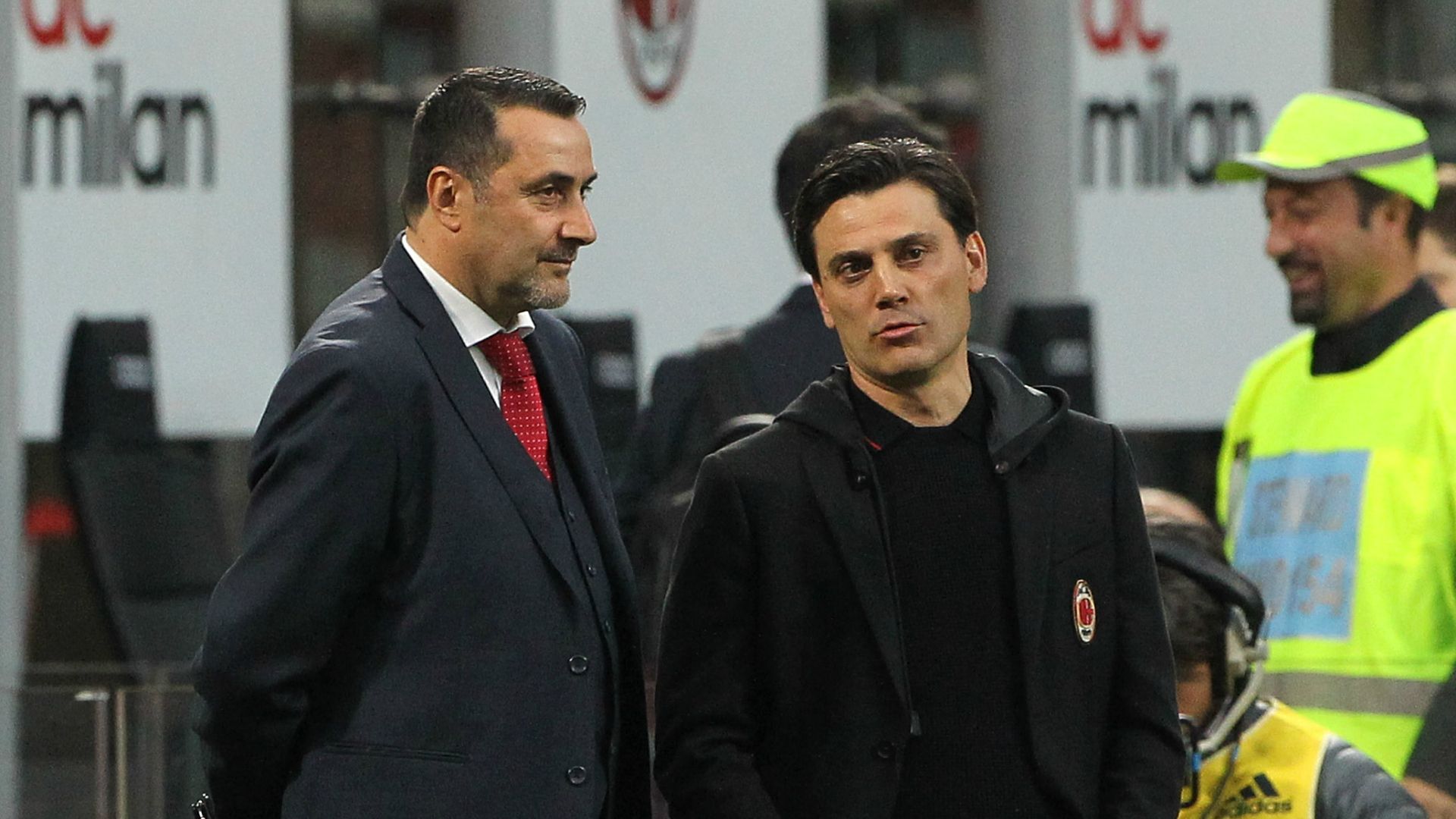 Massimiliano Mirabelli Vincenzo Montella Milan Roma Serie A 07052017