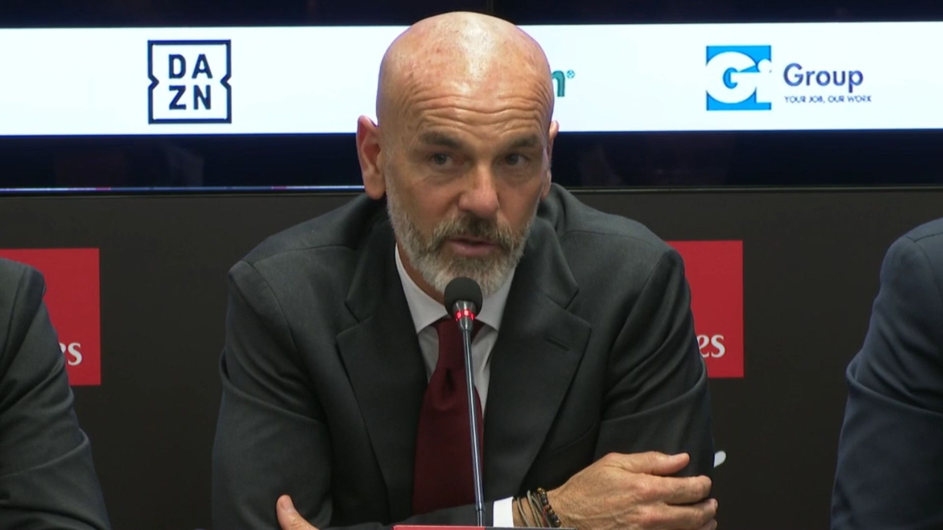 Stefano Pioli Milan conferenza
