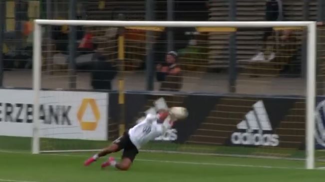 Serge Gnabry Germany goalkeeper