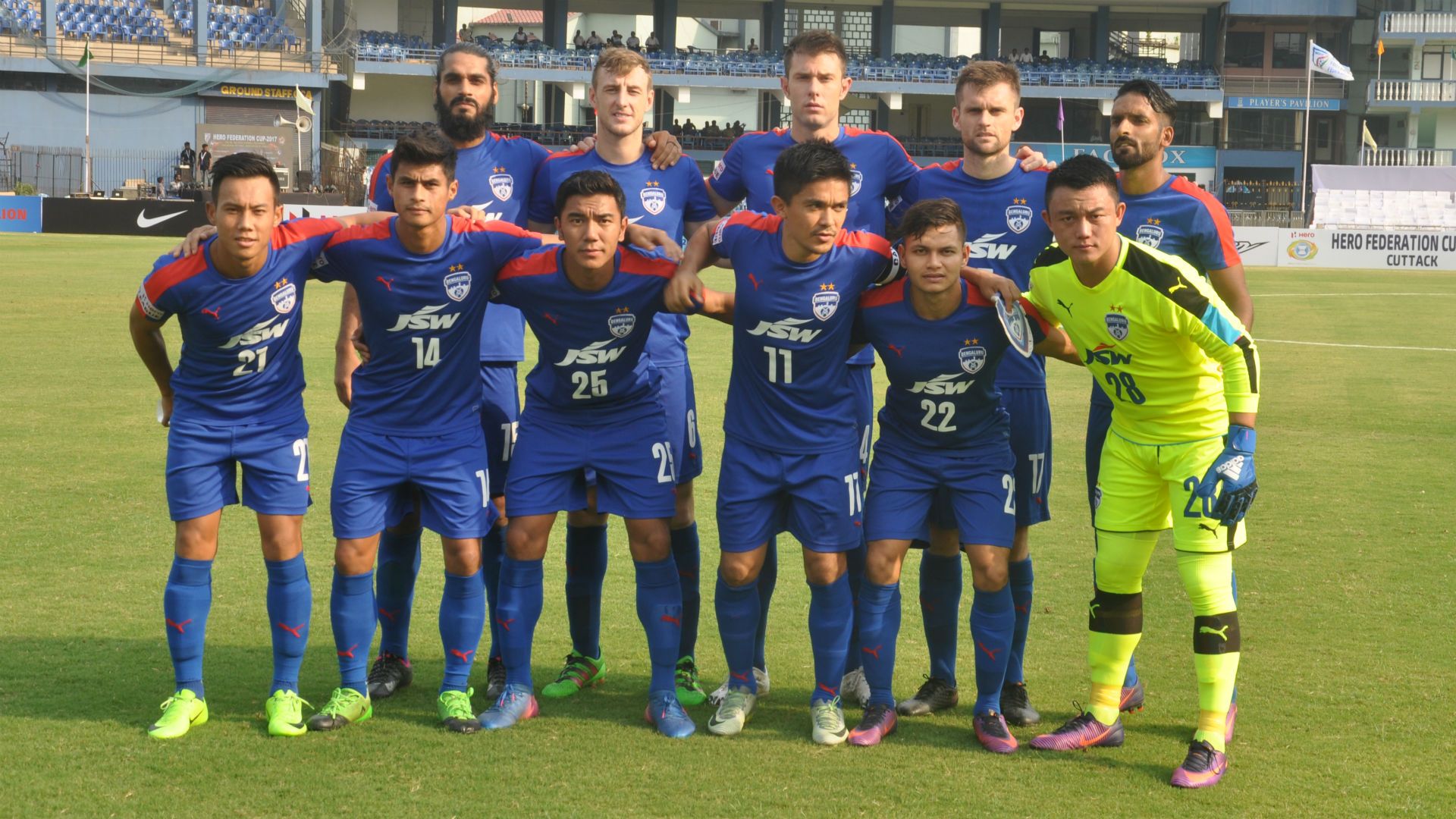 Bengaluru FC squad Federation Cup 2017