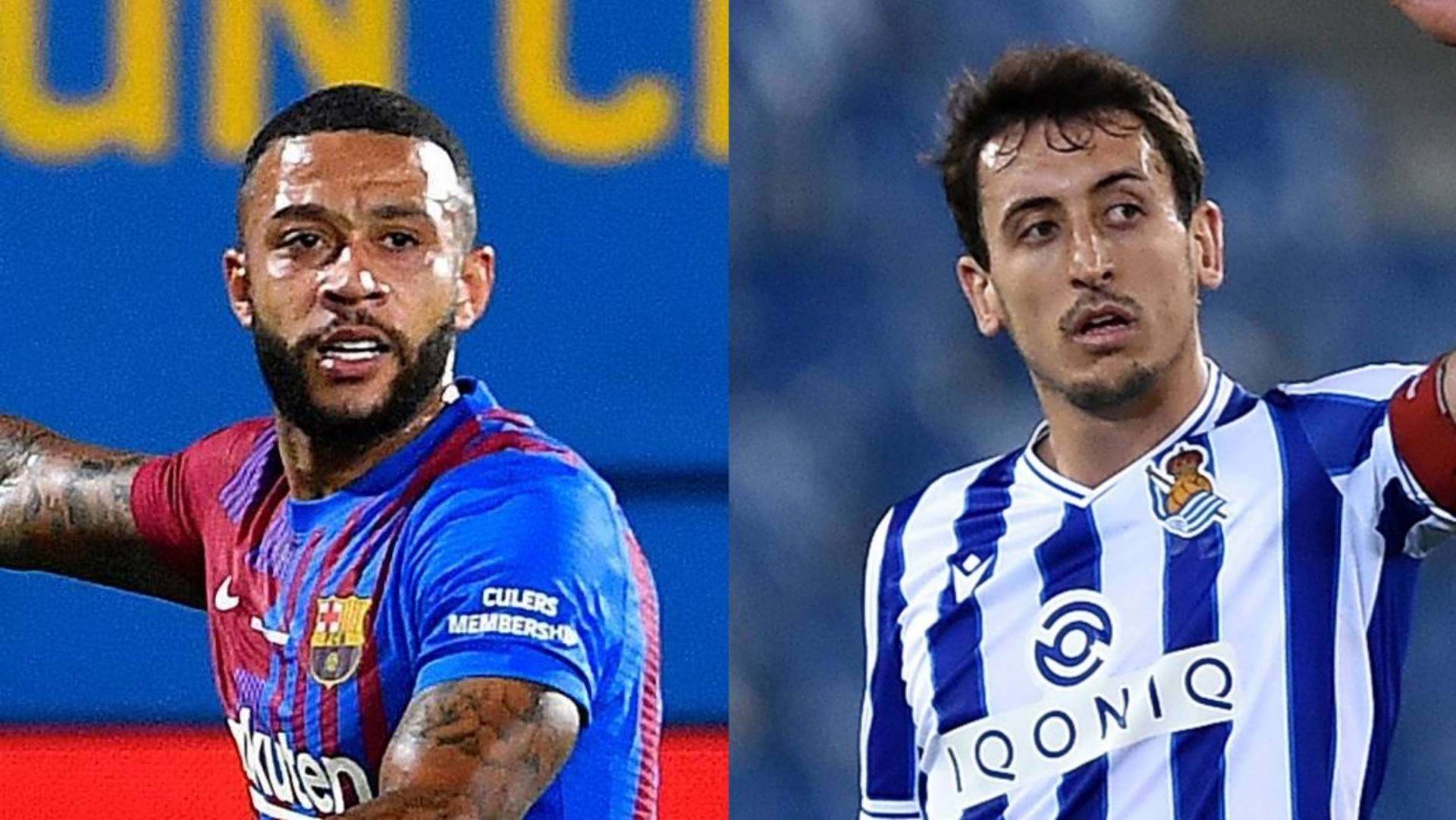 Memphis Depay Barcelona Mikel Oyarzabal Real Sociedad