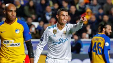 Cristiano Ronaldo APOEL Real Madrid UCL 21112017