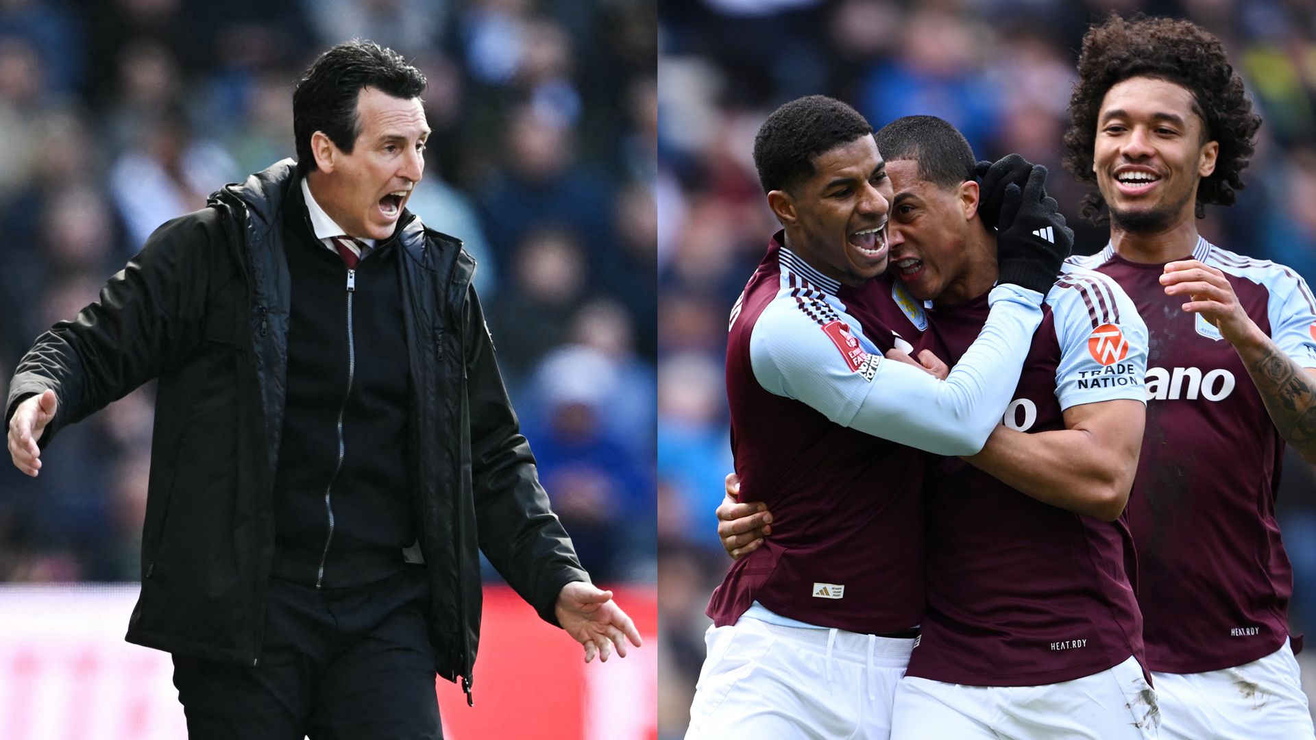 Unai Emery Marcus Rashford