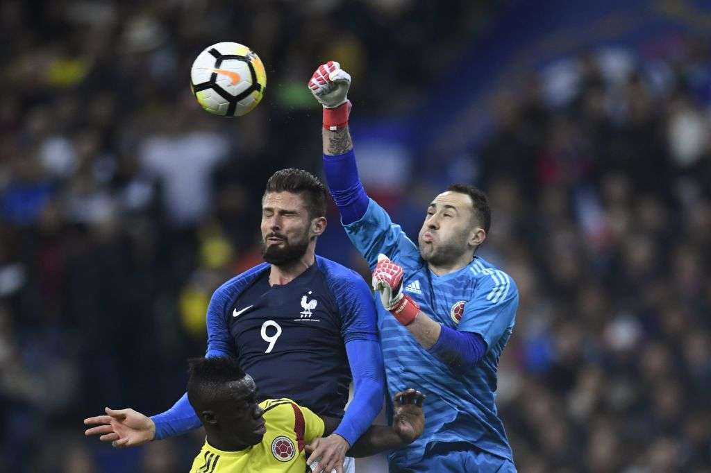 David Ospina Colombia - Francia 2018