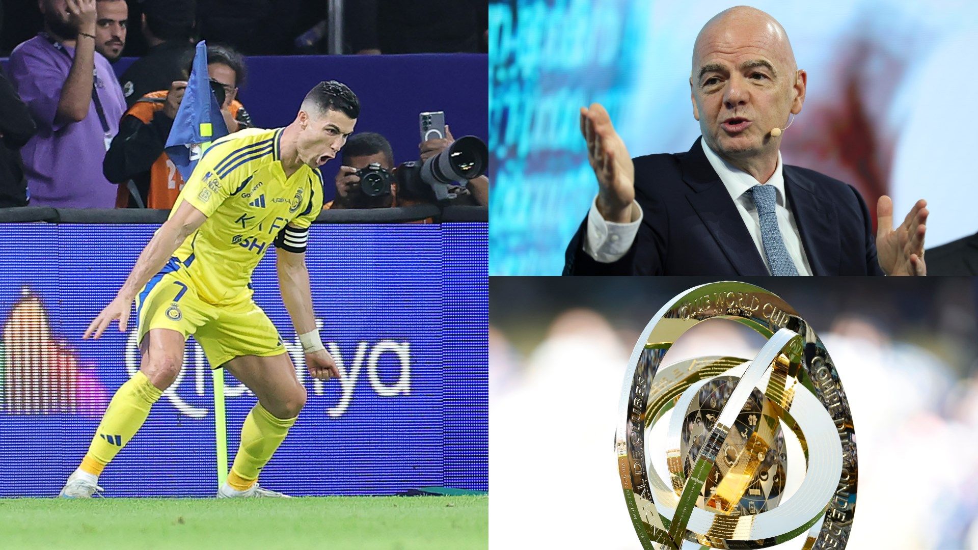 VIDEO: Cristiano Ronaldo on the move?! FIFA president Gianni Infantino tells IShowSpeed CR7 could make shock transfer in bizarre YouTube show appearance to promote Club World Cup | Goal.com UK