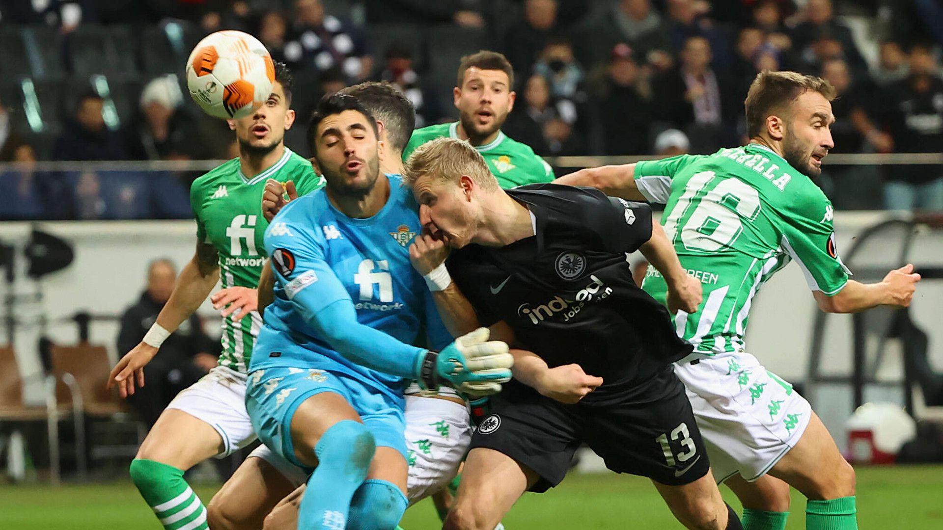 GERMANY ONLY: MARTIN HINTEREGGER EINTRACHT FRANKFURT EUROPA LEAGUE 17032022