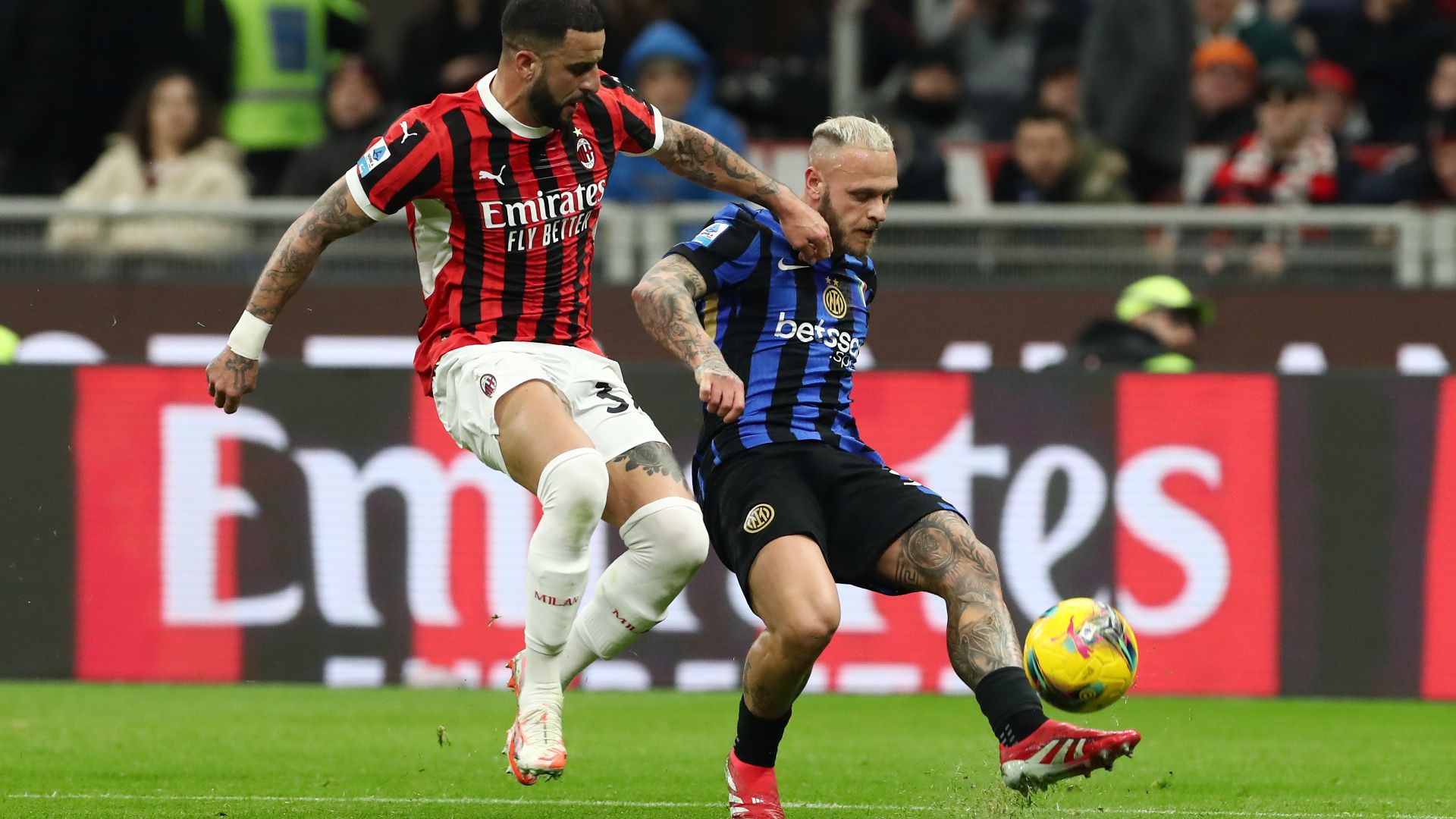 Walker Dimarco Milan Inter Serie A