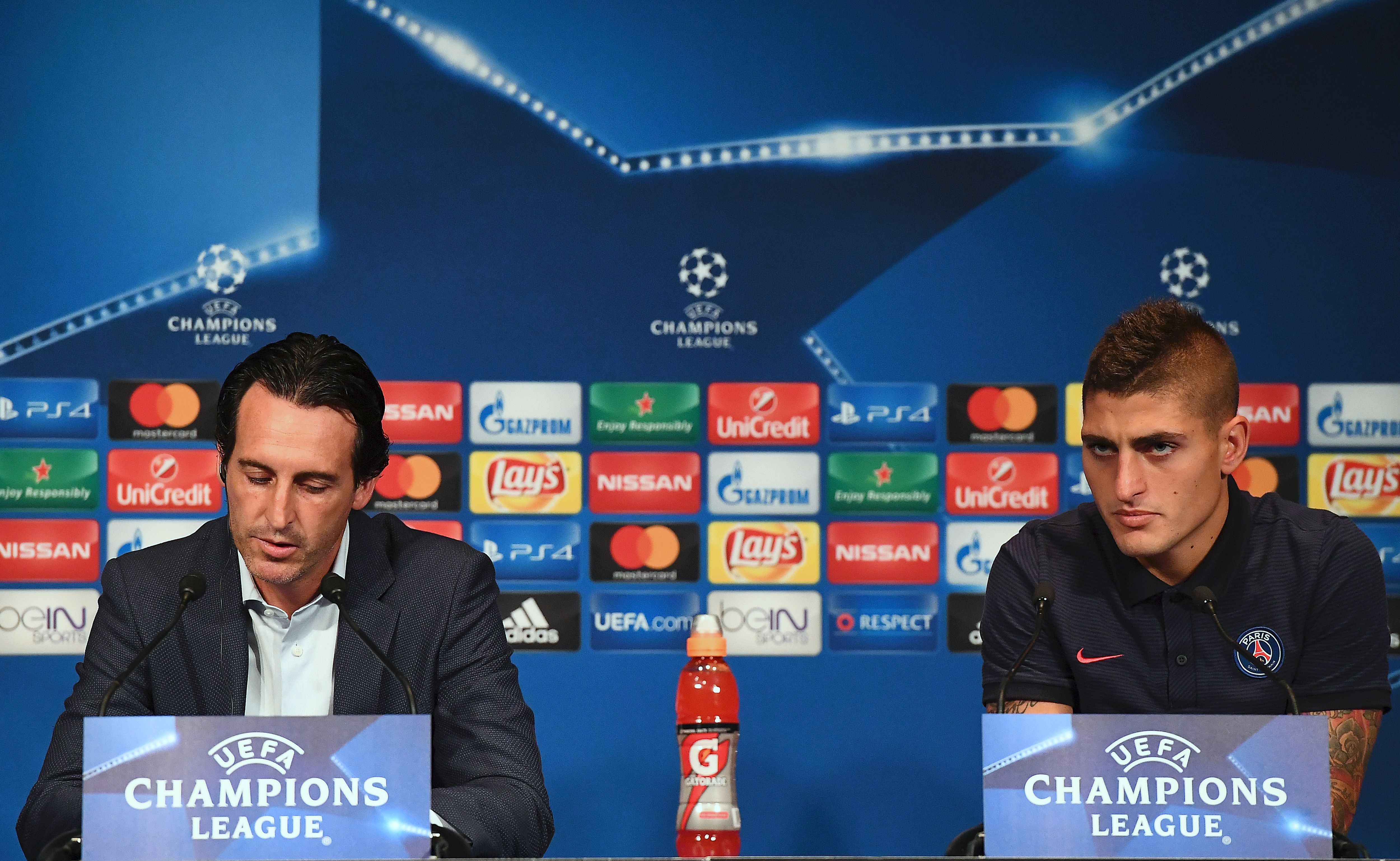 Unai Emery Marco Verratti