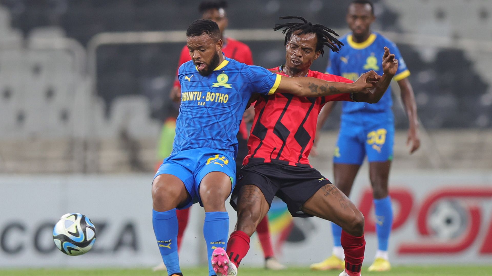 Sipho Mbule & Mpho Mvelase, TS Galaxy vs Mamelodi Sundowns, May 2024