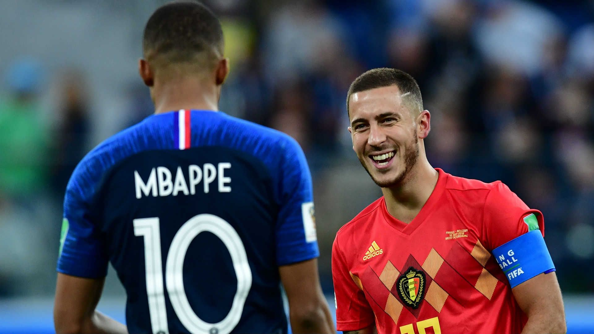 2018-12-05 Kylian Mbappe Eden Hazard