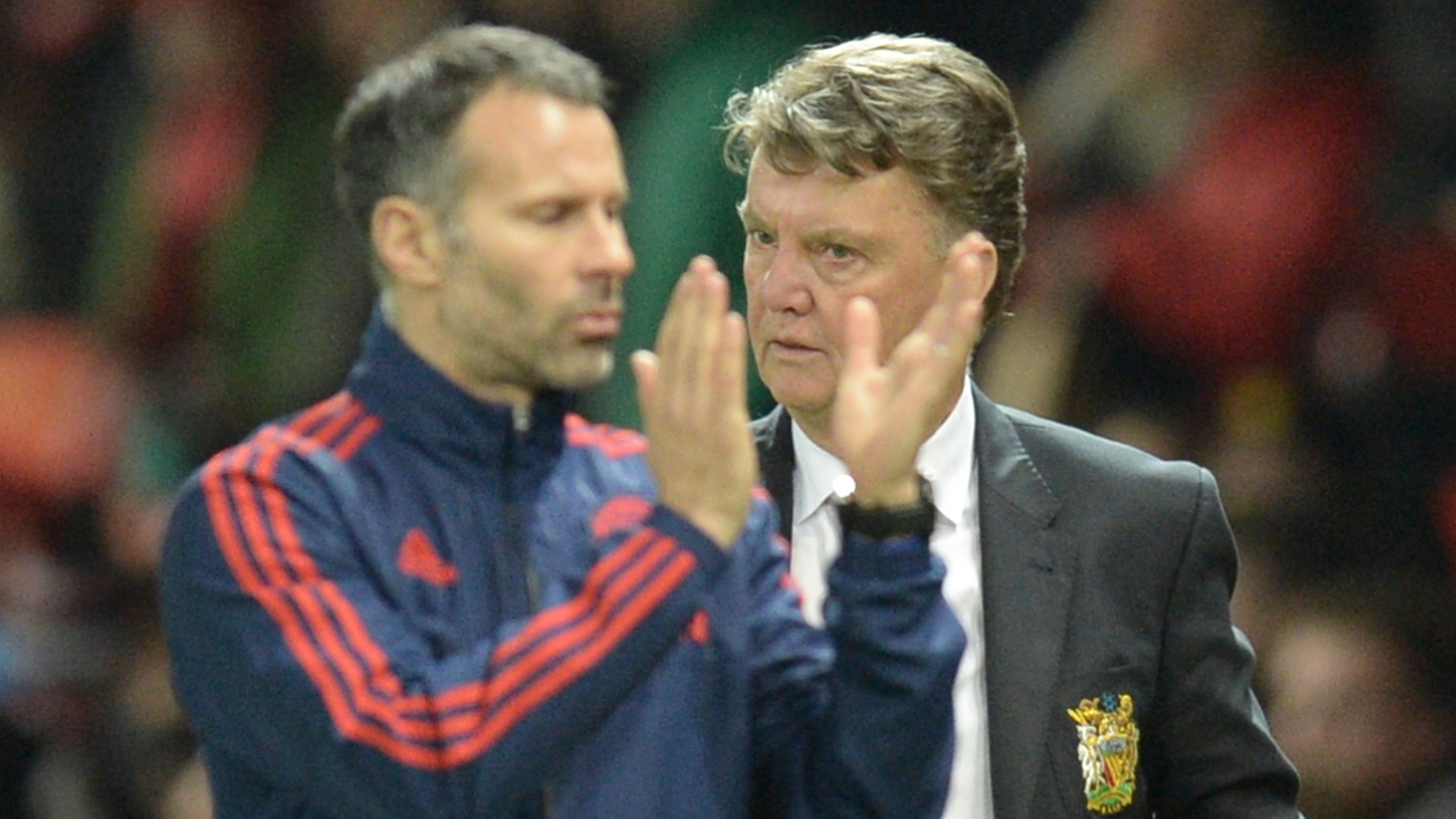 Ryan Giggs Louis van Gaal Manchester United