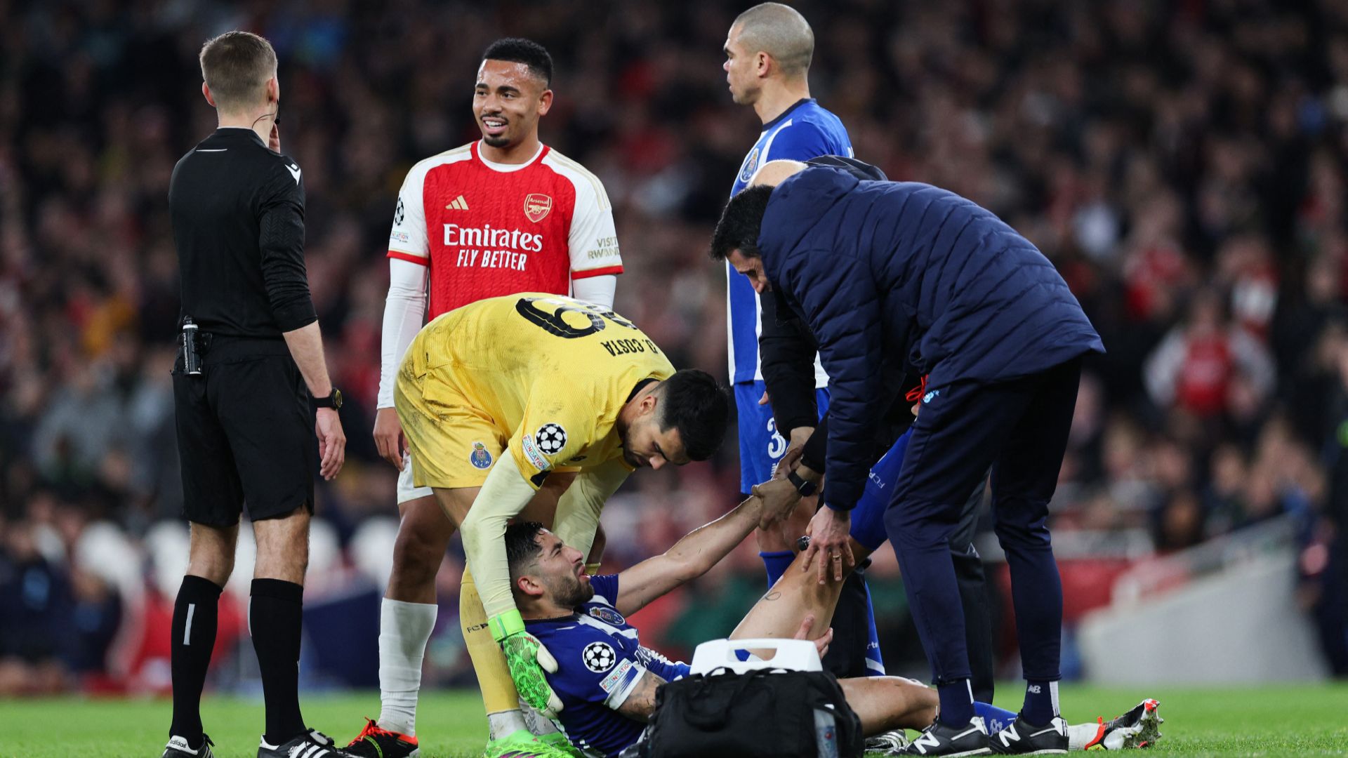 alan varela porto arsenal champions league 2024