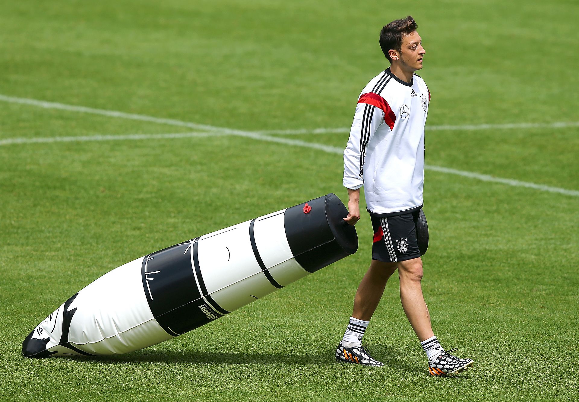 Mesut Ozil Germany Training 2014 World Cup