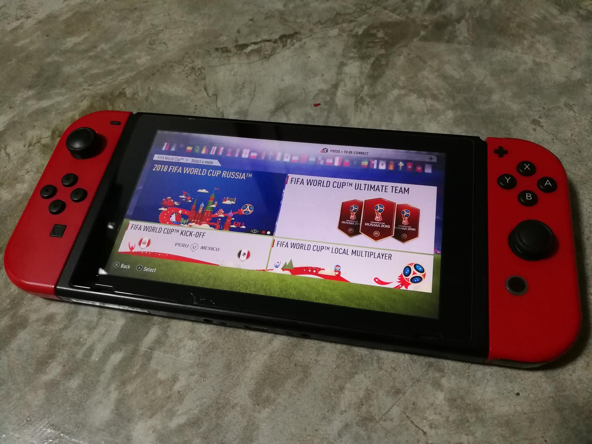 Nintendo main Screen