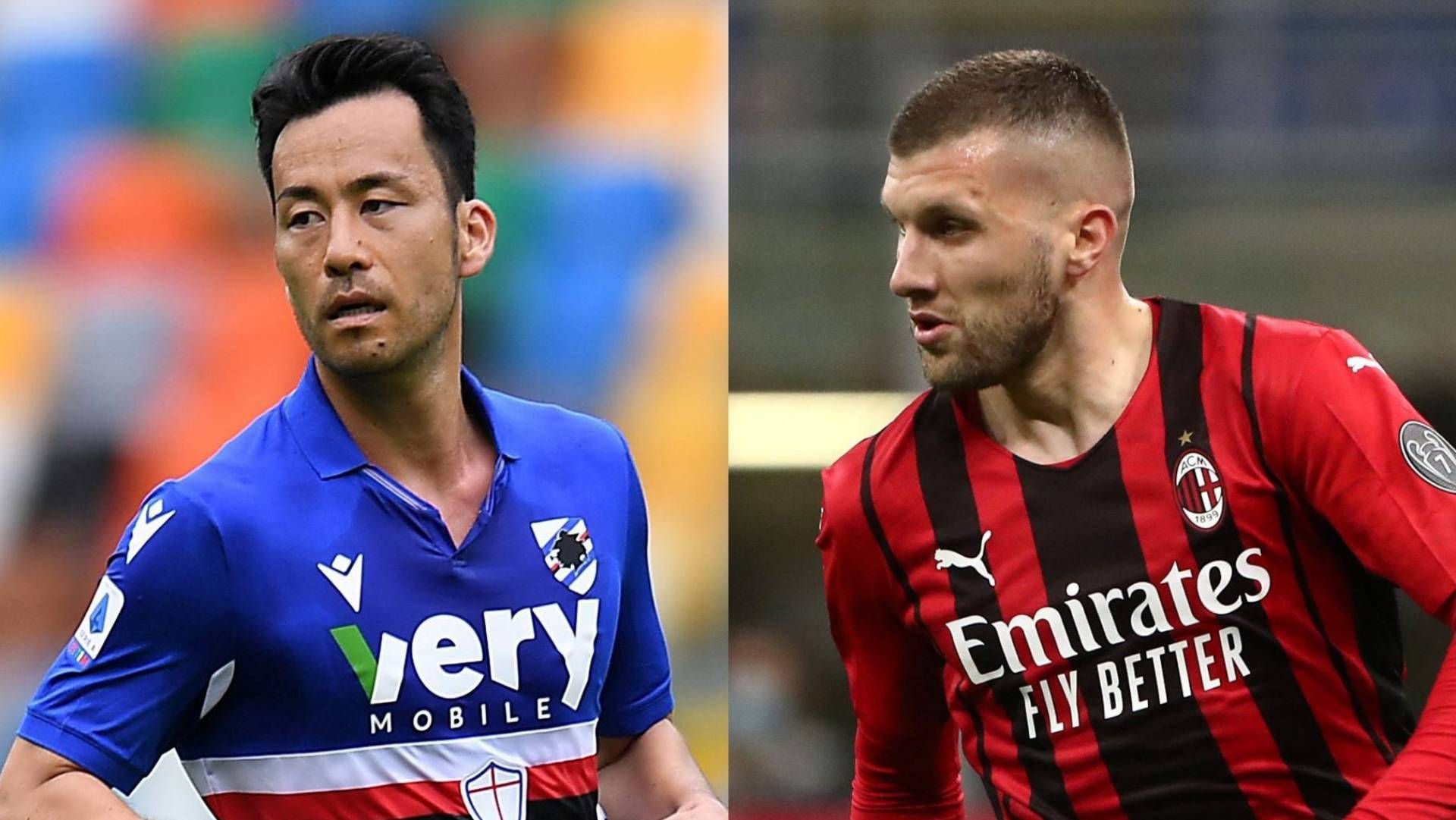 Maya Yoshida Sampdoria Ante Rebic Milan