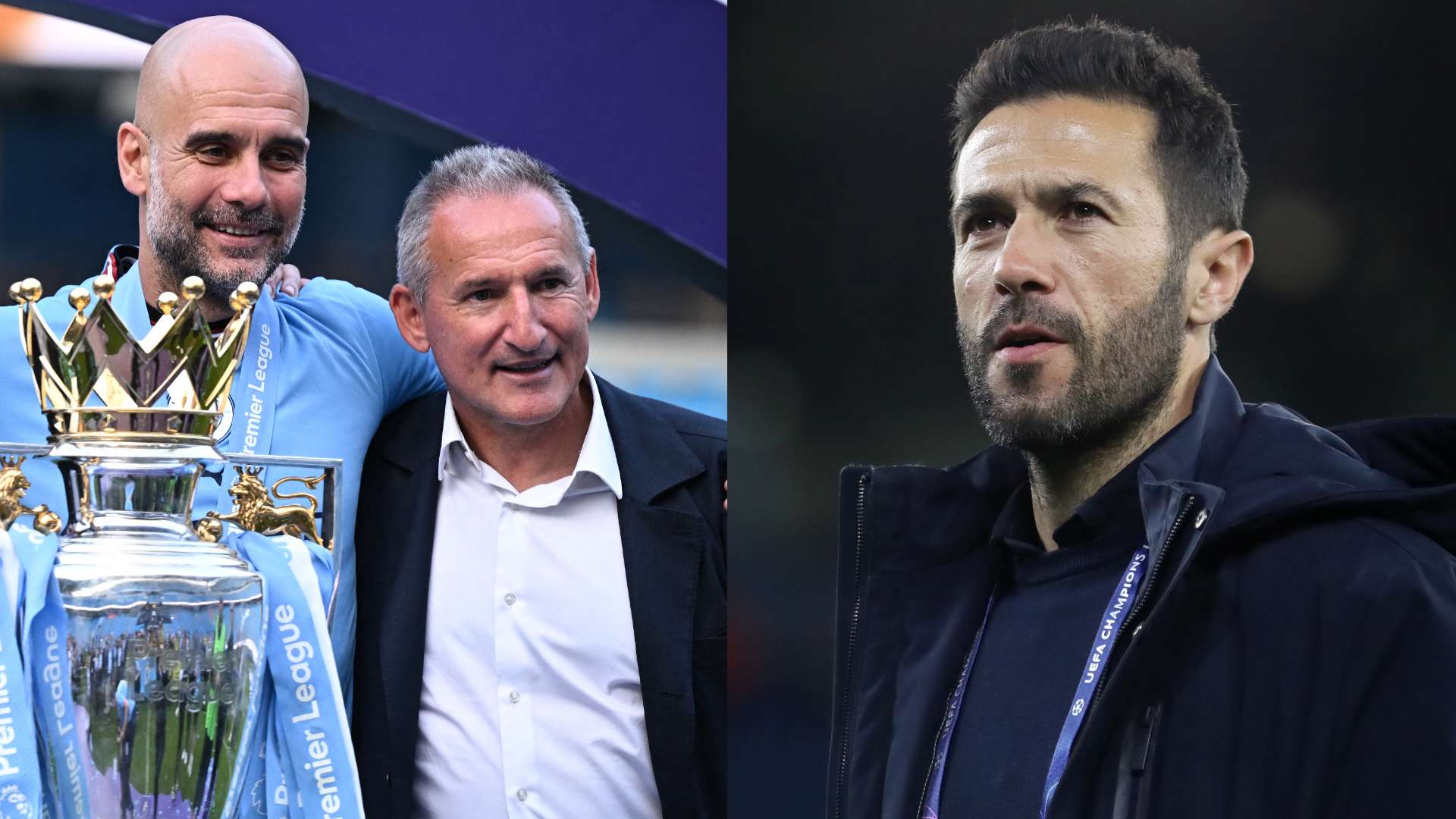 Pep Guardiola Txiki Begiristain Hugo Viana