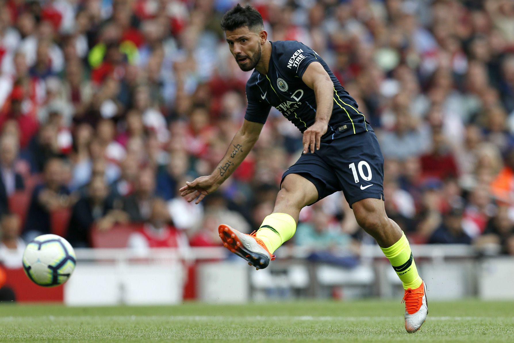 Sergio Aguero Arsenal Manchester City Premier League 2018-19