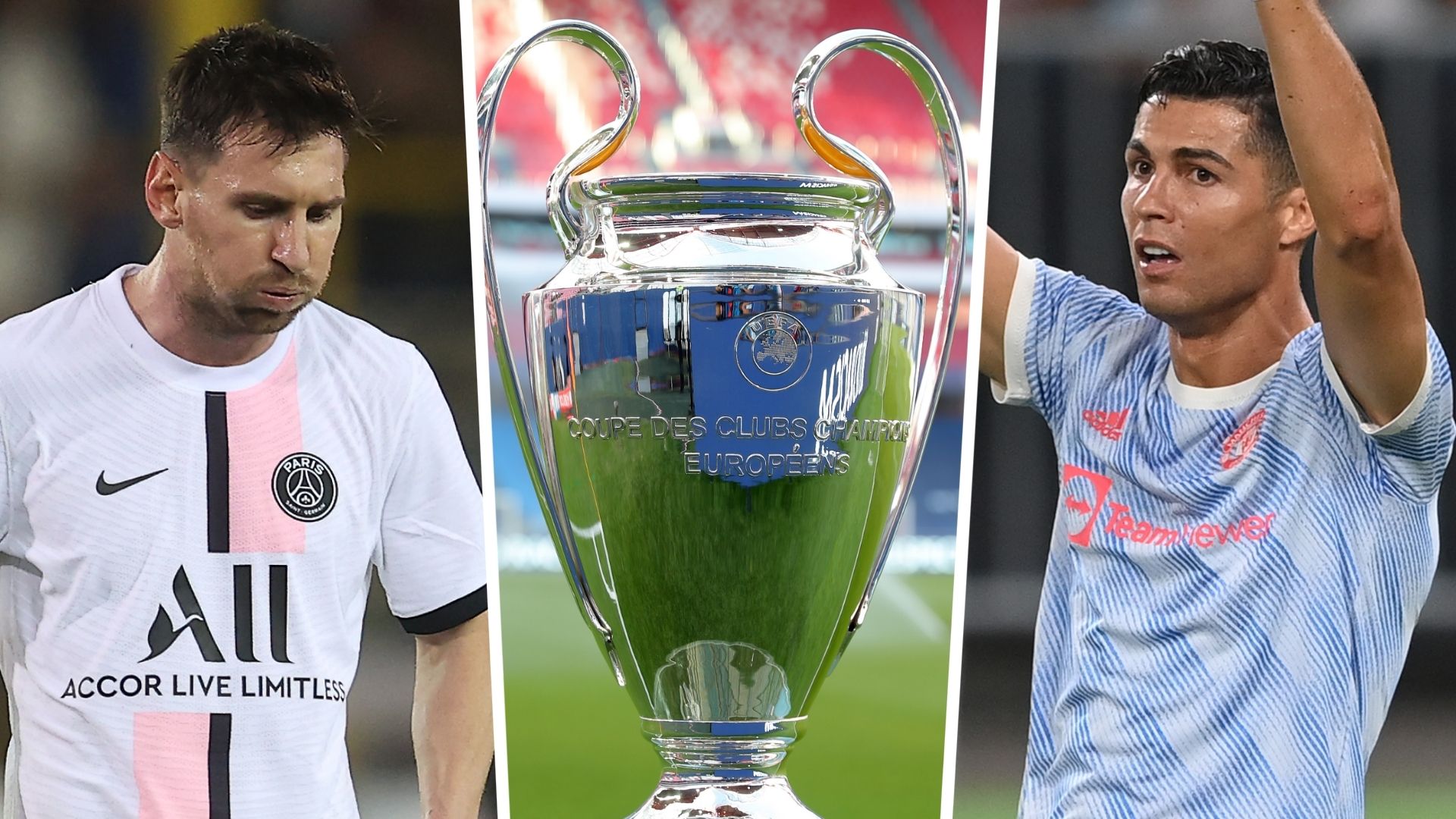 Lionel Messi Cristiano Ronaldo Champions League GFX