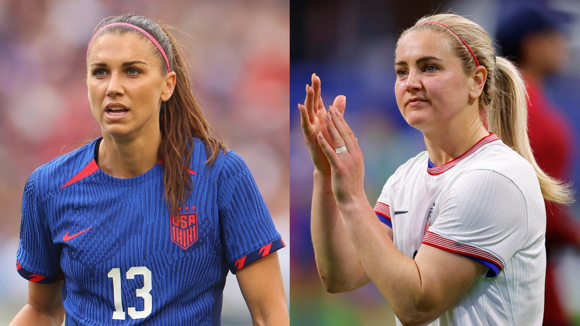 Alex Morgan Lindsey Horan split