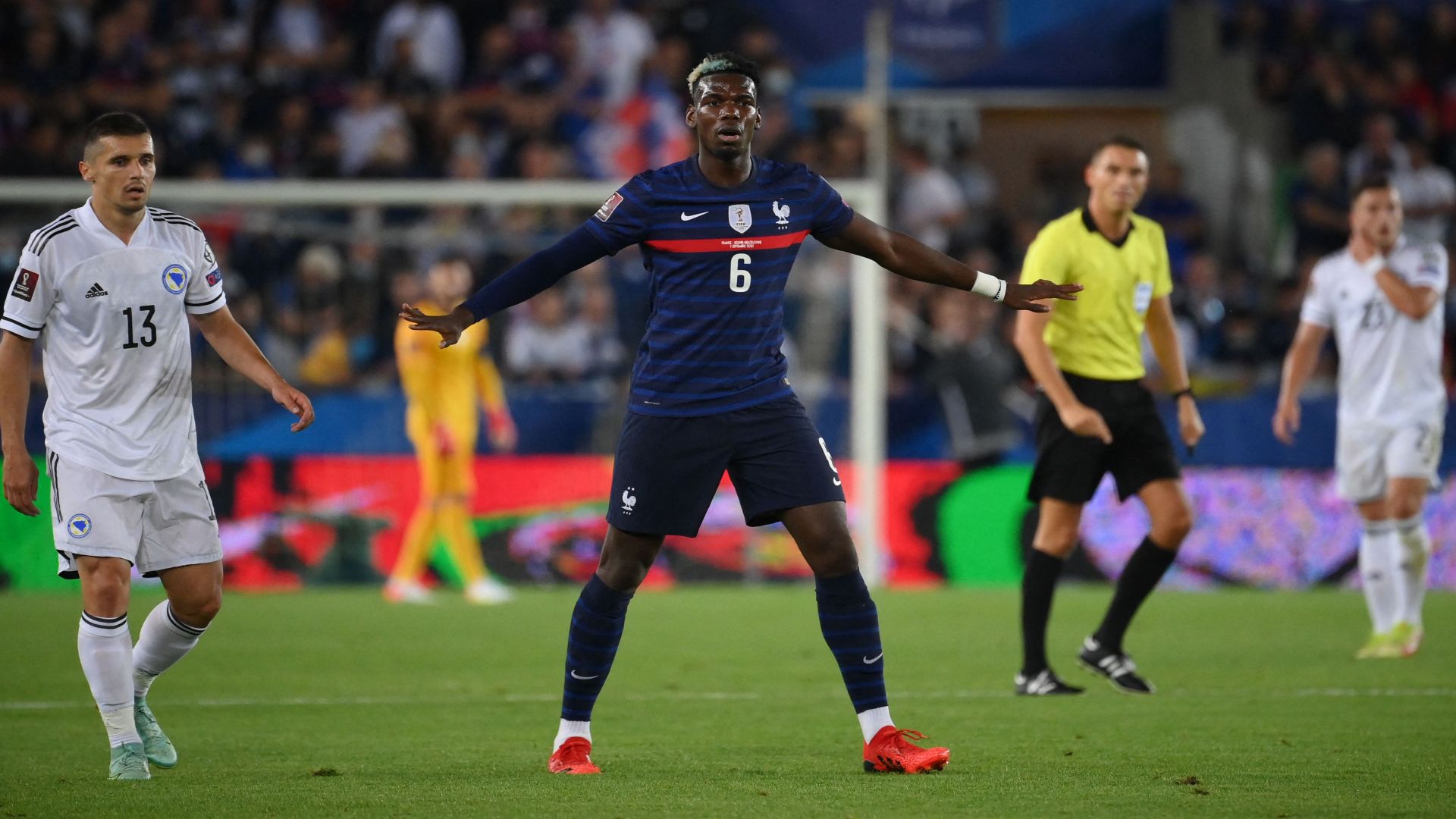 Paul Pogba France Bosnia 01092021 WC Qualifiers