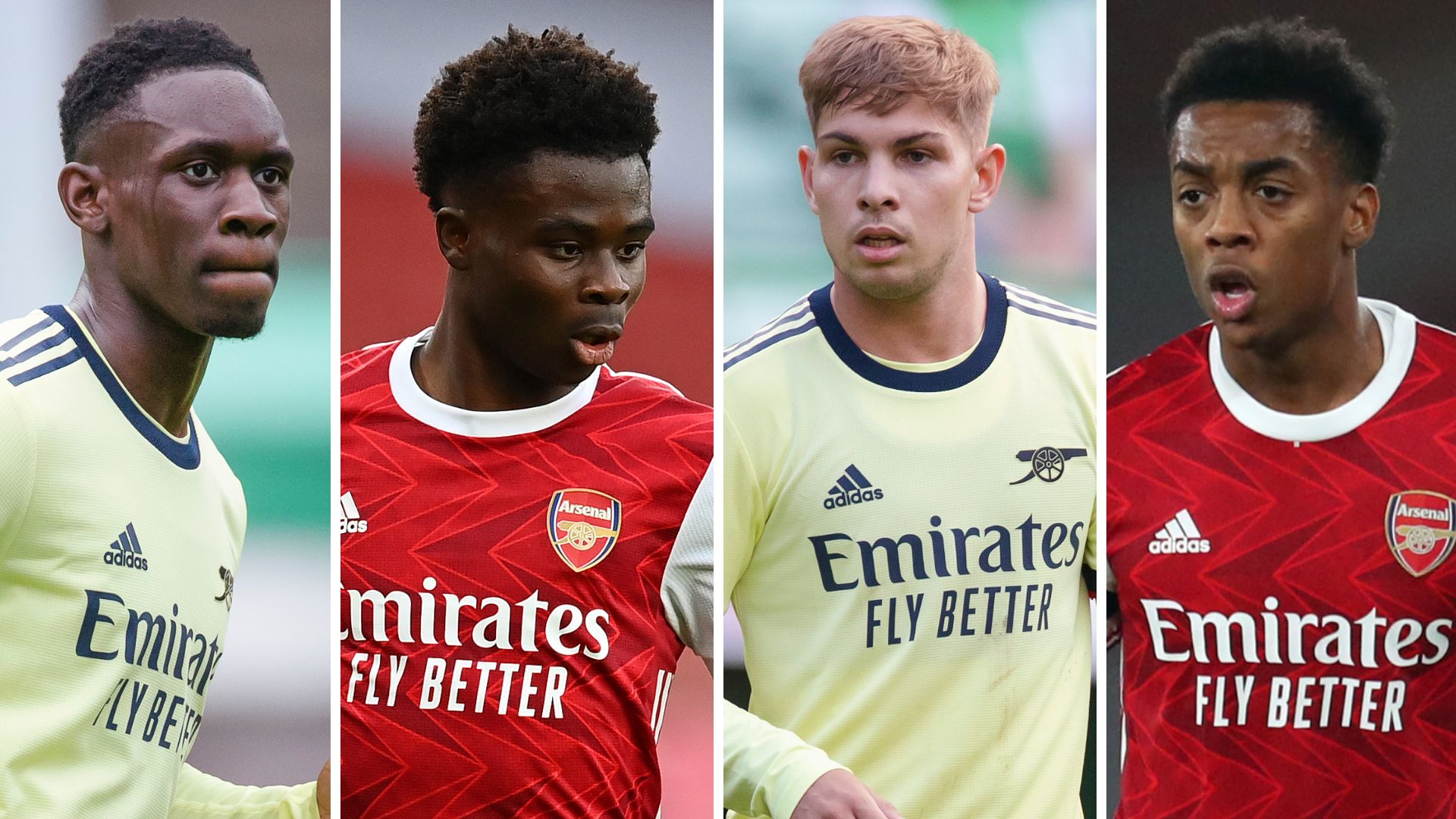 Balogun Saka Smith Rowe Willock