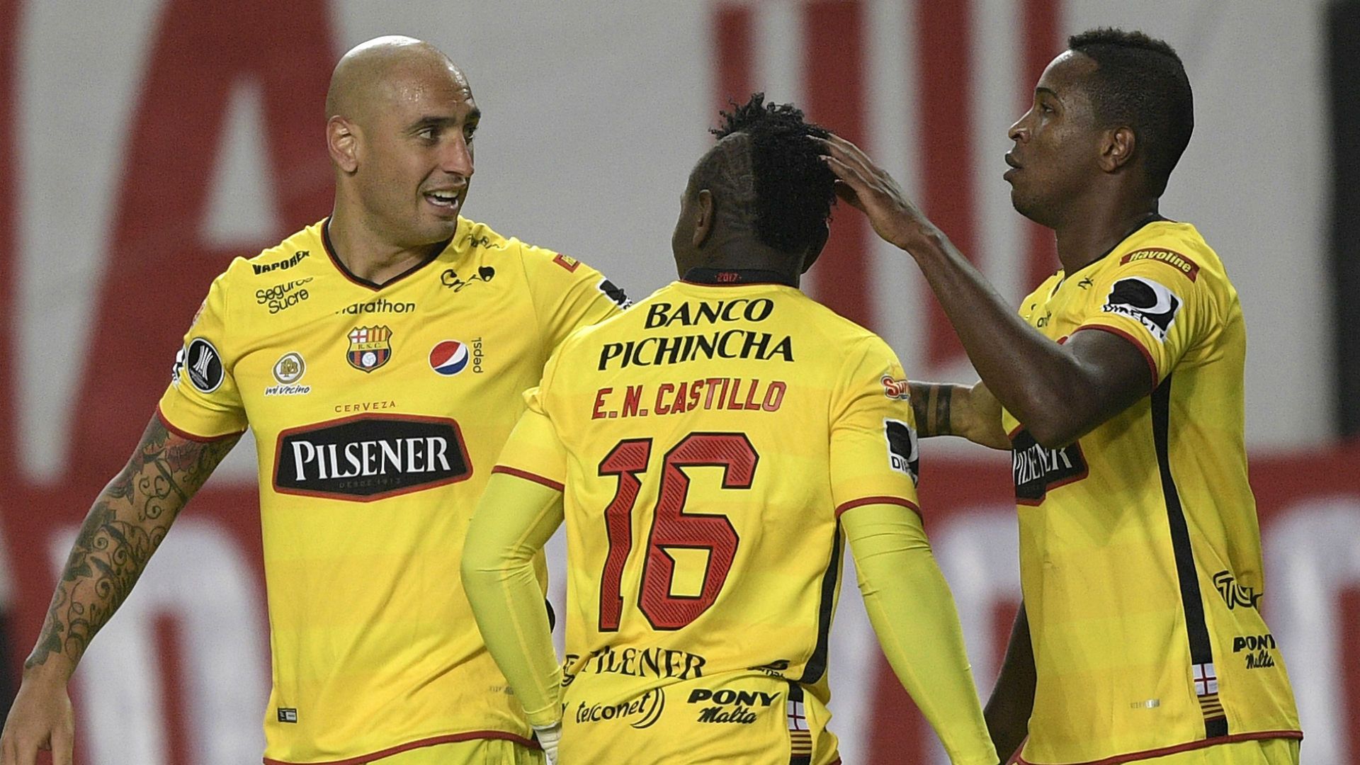 Barcelona SC celebrates Copa Libertadores 041417
