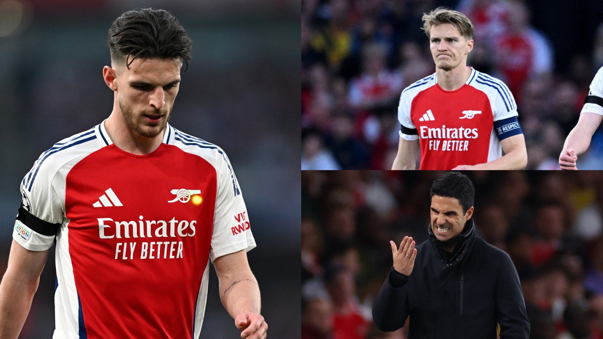 Arsenal PSG composite