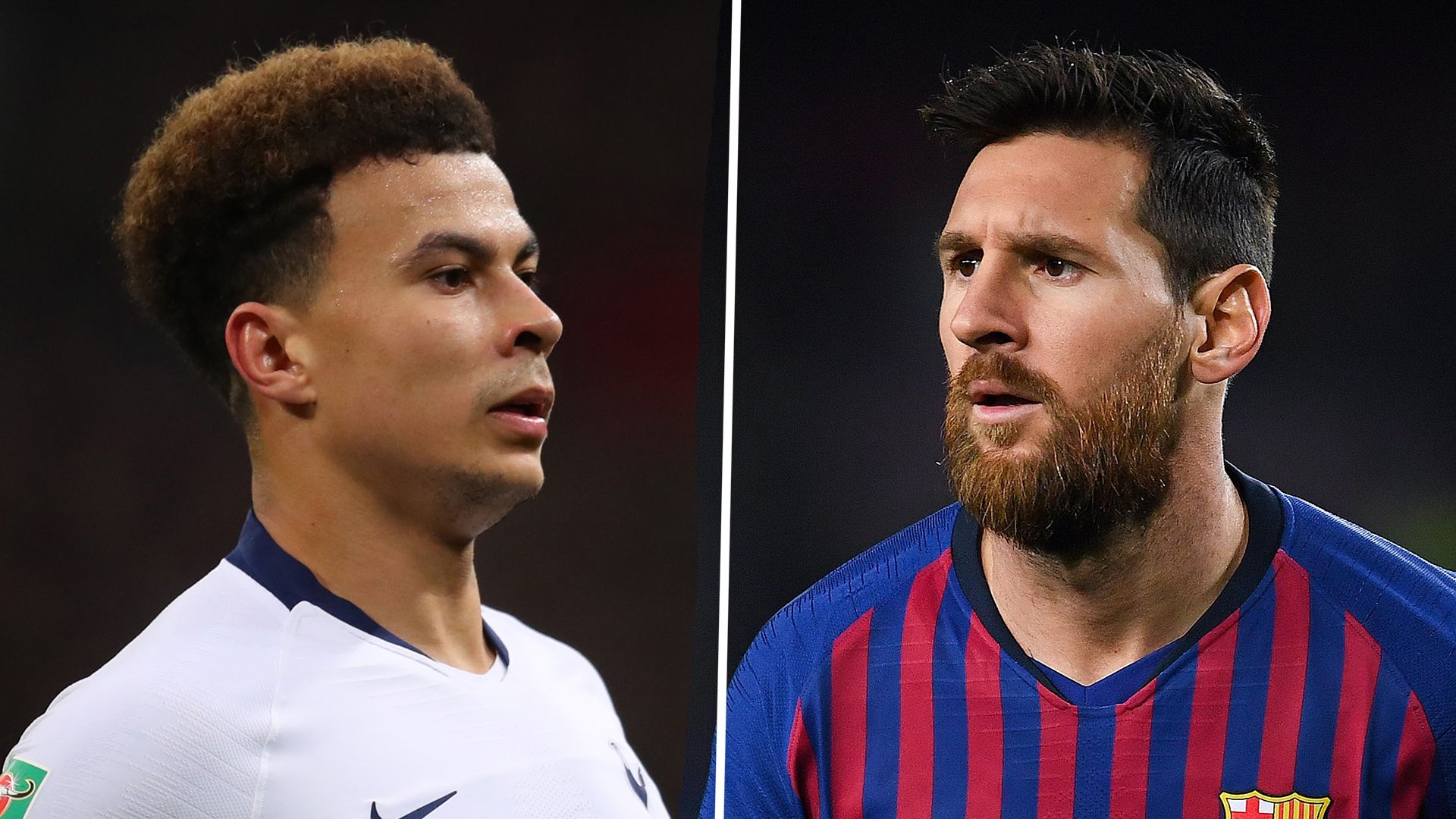 Dele Alli Lionel Messi Tottenham Barcelona