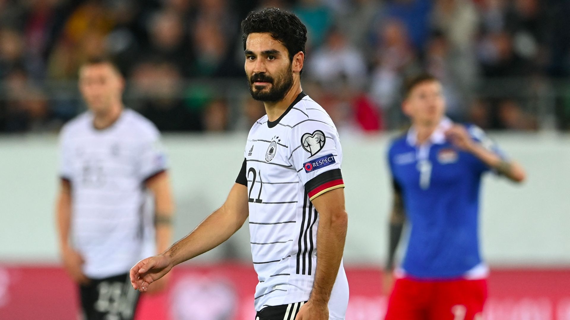 Gundogan durante un Alemania vs. Liechtenstein