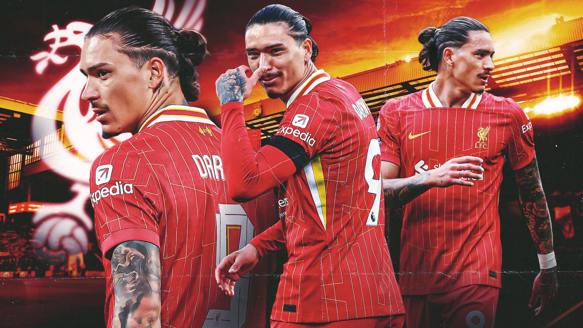 Darwin Nunez Liverpool 2024-25 GFX