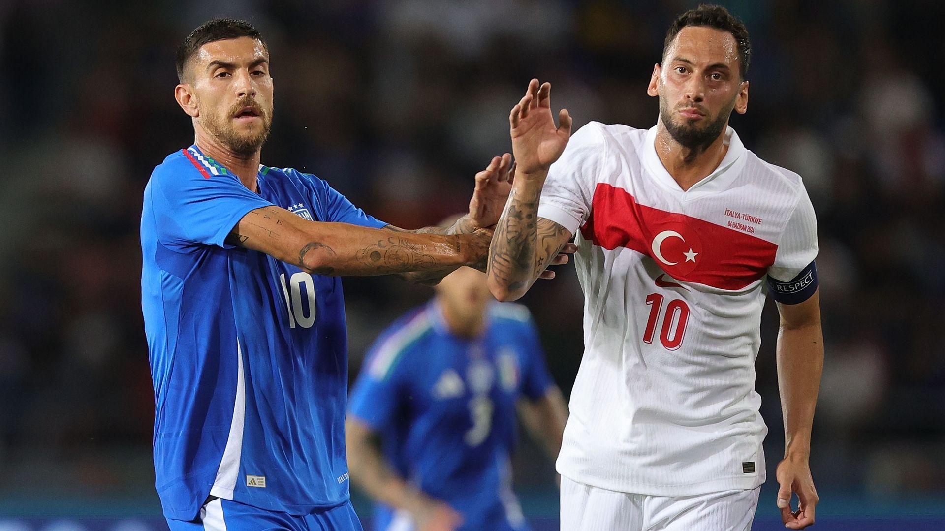 Pellegrini Calhanoglu Italy Turkey 04062024